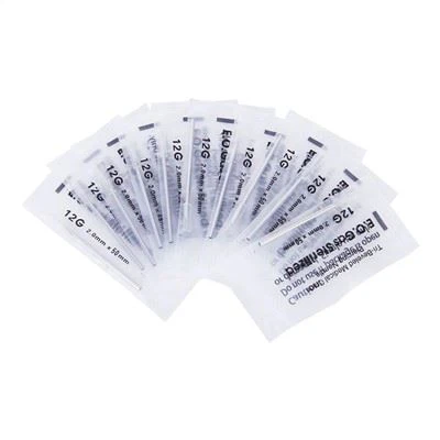 Sterilizovaná piercingová tetovacia ihla